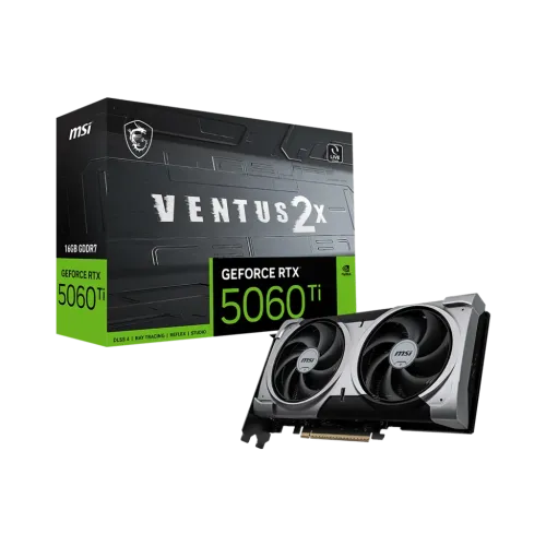 MSI GeForce RTX 5060 Ti VENTUS 2X PLUS Graphics Card — 16GB GDDR7