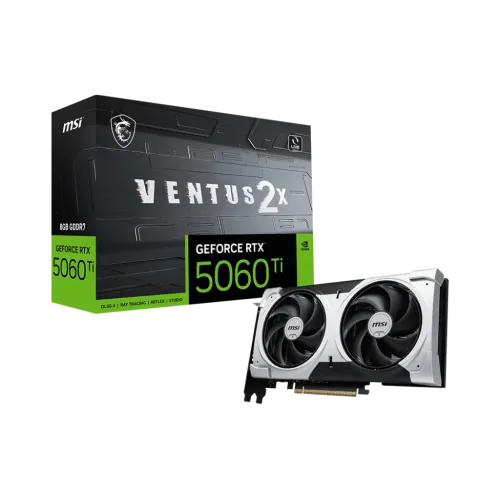 MSI GeForce RTX 5060 Ti 8G VENTUS 2X PLUS Graphics Card — 8GB GDDR7