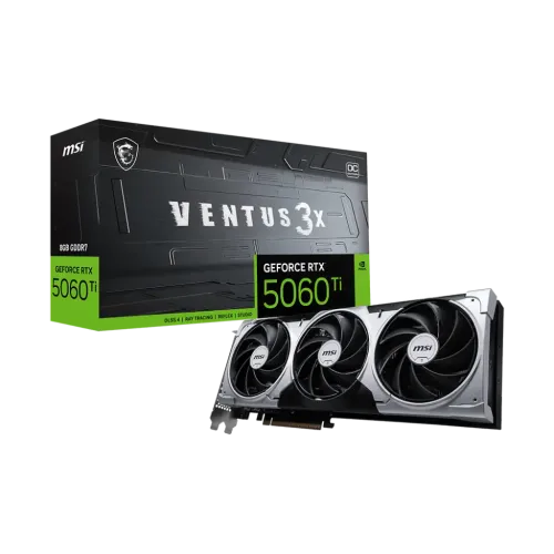 MSI GeForce RTX 5060 Ti VENTUS 3X OC Graphics Card — 8GB GDDR7