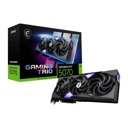 MSI GeForce RTX 5070 GAMING TRIO OC Graphics Card — 12G, GDDR7