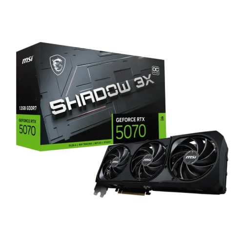 MSI GeForce RTX 5070 SHADOW 3X OC Graphics Card — 12G GDDR7