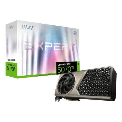 MSI GeForce RTX 5070 Ti EXPERT OC Graphics Card — 16GB GDDR7