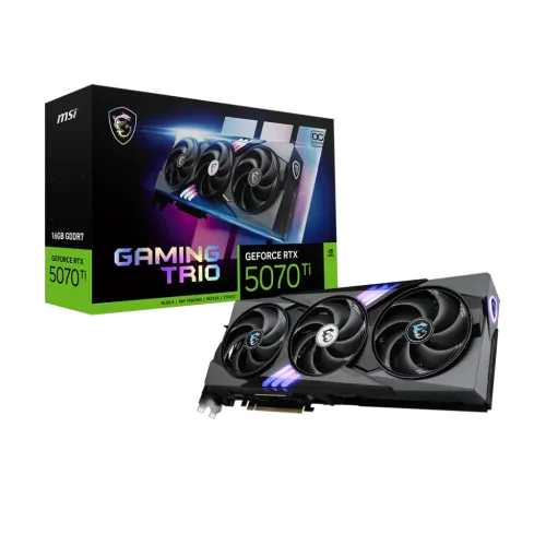 MSI GeForce RTX 5070 Ti GAMING TRIO OC Graphics Card — 16G GDDR7