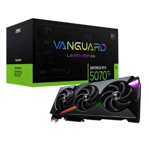 MSI GeForce RTX 5070 Ti VANGUARD SOC Launch Edition Graphics Card — 16G, 16GB GDDR7