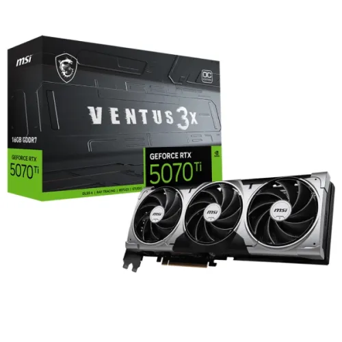 MSI GeForce RTX 5070 Ti VENTUS 3X OC Graphics Card — 16GB GDDR7