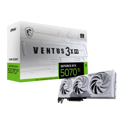 MSI VENTUS 3X PZ Graphics Card — GeForce RTX 5070 Ti, 16GB GDDR7