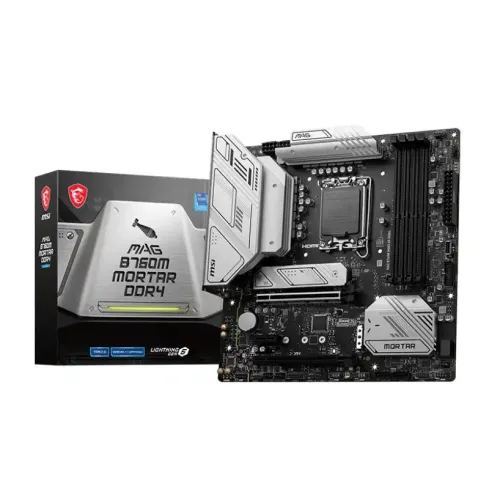 MSI MAG B760M MORTAR Motherboard — DDR4, Micro-ATX