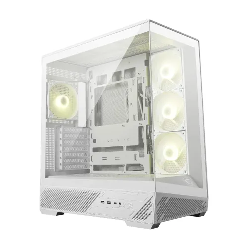 MSI MAG PANO 130R PZ ATX Mid Tower Gaming Casing — ARGB, White