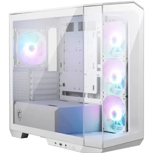 MSI MAG PANO M100R PZ White Gaming Case — Micro-ATX Tower