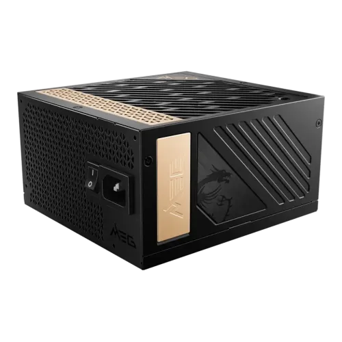 MSI MEG Ai1300P Power Supply — PCIE5, 1300W, 80 Plus Platinum, Fully Modular
