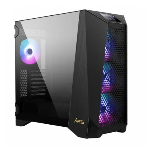 MSI MEG PROSPECT 700R Mid Tower Gaming Casing — ARGB, EATX, with 4.3" Touchscreen Display