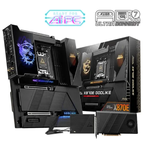 MSI MEG X870E GODLIKE Motherboard — WiFi 7, AMD AM5, E-ATX