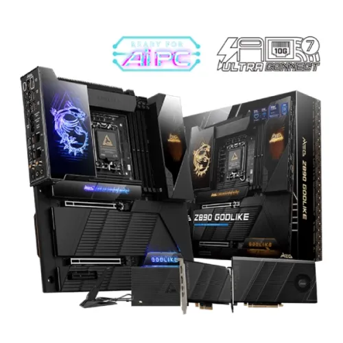 MSI MEG Z890 GODLIKE Motherboard — WiFi 7, LGA 1851, E-ATX