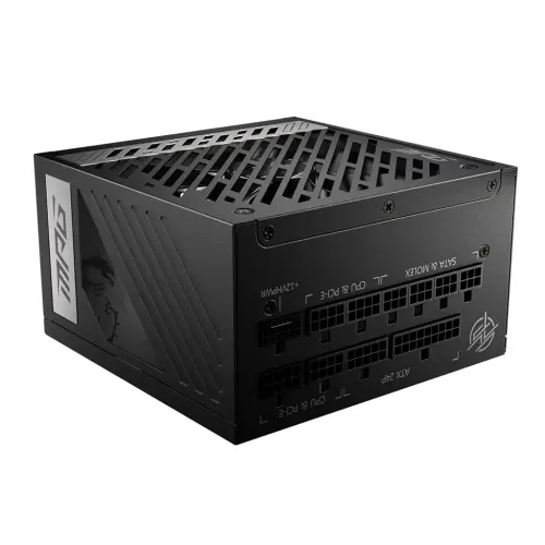 MSI MPG A1000G PCIE5 Power Supply — 1000W, 80 Plus Gold, Full Modular