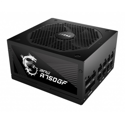 MSI MPG A750GF Power Supply — 750W, 80 Plus Gold, Full Modular