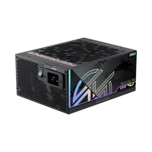 MSI MPG Ai1300TS PCIE5 ATX Power Supply — 1300W, 80 Plus Titanium, Fully Modular