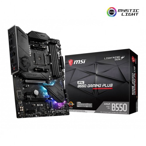 MSI MPG B550 Gaming Plus Motherboard — AM4, ATX