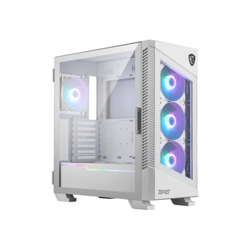 MSI MPG VELOX 100R Gaming Case — WHITE, Mid-Tower