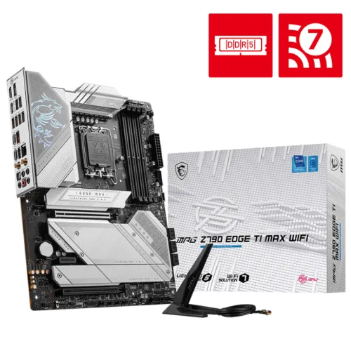 MSI MPG Z790 EDGE TI MAX WIFI Motherboard — DDR5, ATX