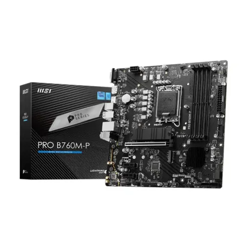 MSI PRO B760M-P Motherboard — DDR5, mATX