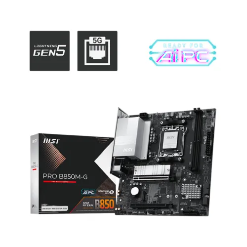 MSI PRO B850M-G Micro-ATX Motherboard — AM5
