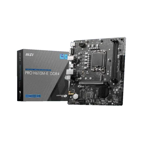 MSI PRO H610M-E Micro-ATX Motherboard — DDR4