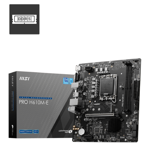 MSI PRO H610M-E Motherboard — Micro-ATX