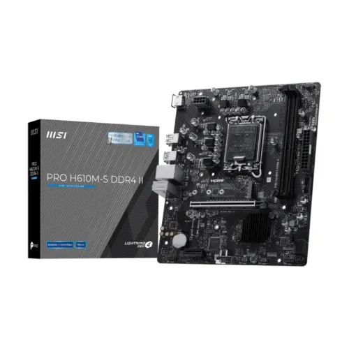 MSI PRO H610M-S II Micro-ATX Motherboard — DDR4