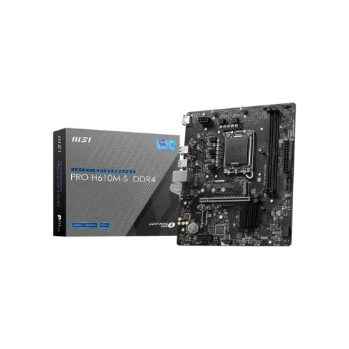 MSI PRO H610M-S Motherboard — DDR4, Micro-ATX