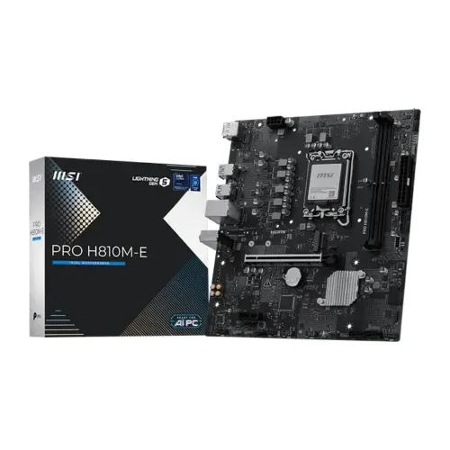 MSI PRO H810M-E Motherboard — DDR5, LGA1851, Micro-ATX