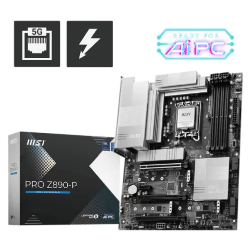 MSI PRO Z890-P Motherboard — LGA 1851, ATX