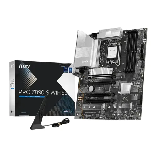 MSI PRO Z890-S WIFI6E Motherboard — LGA 1851, ATX
