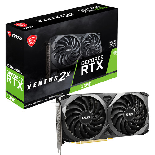 MSI GeForce RTX 3060 VENTUS 2X OC Graphics Card — 12GB