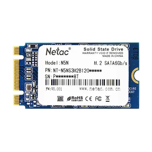Netac N5N SSD — 256GB, M.2 2242 NGFF SATA III