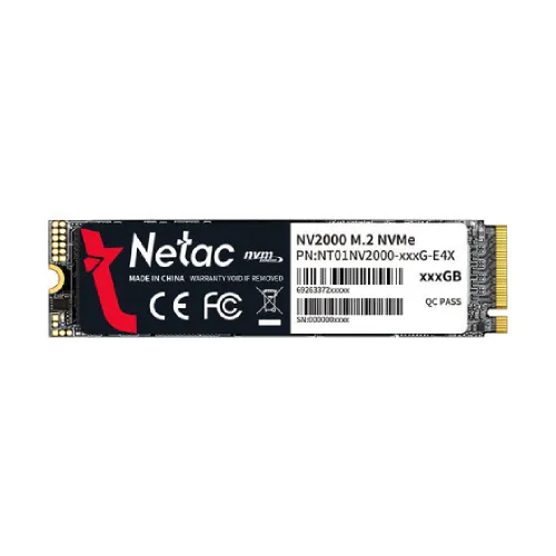 Netac NV2000 NVMe PCIe SSD — 512GB, M.2 2280