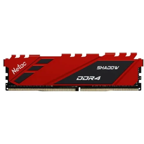 Netac Shadow Red Desktop Memory — 8GB DDR4 3200MHz