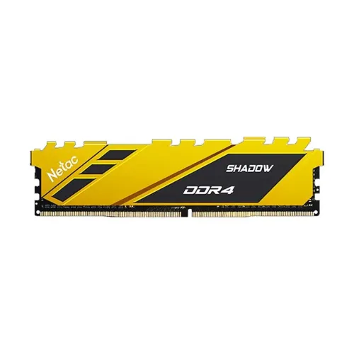 Netac Shadow Yellow Desktop Memory — 8GB DDR4 3200MHz