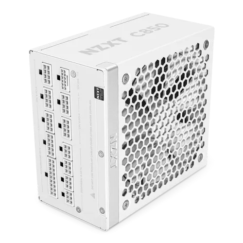 NZXT C850 Gold ATX 3.1 Full Modular Power Supply — 850 Watt, 80 Plus Gold, White (EU)
