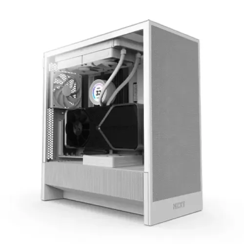 NZXT H5 Flow 2024 Compact Mid-tower Airflow Casing — White