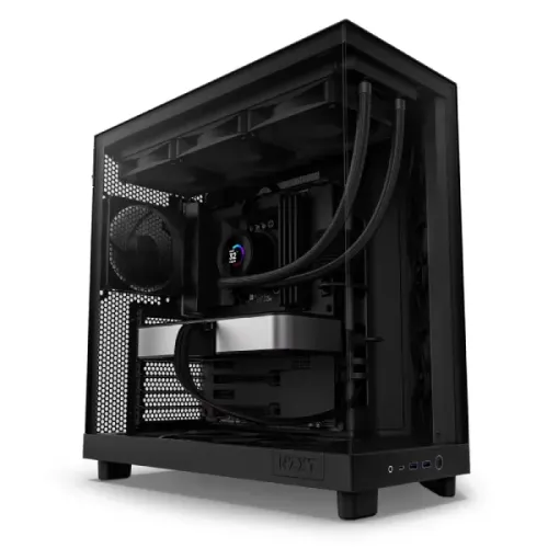 NZXT H6 Flow 2023 Mid-Tower Airflow Case — Compact, Dual-Chamber