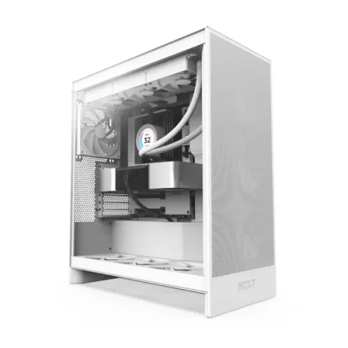 NZXT H7 Flow 2024 Mid-Tower ATX Airflow Casing — White