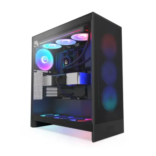 NZXT H7 Flow 2024 Mid-Tower ATX Airflow Casing — RGB, With 360 RGB Fan