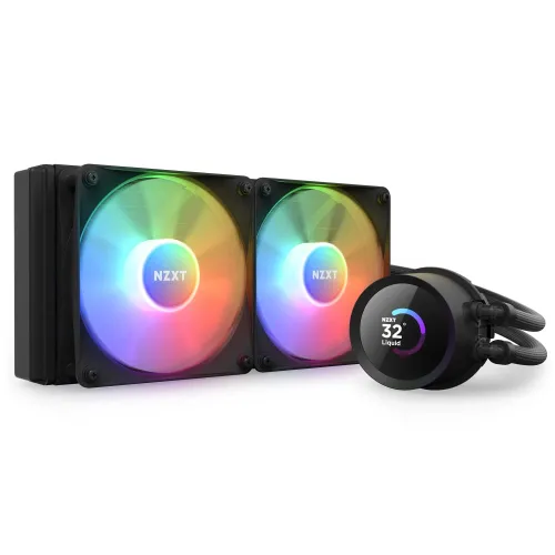 NZXT Kraken 240 RGB AIO Liquid CPU Cooler — 240mm, with LCD Display