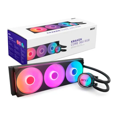 NZXT Kraken Core AIO Liquid CPU Cooler — 360mm RGB