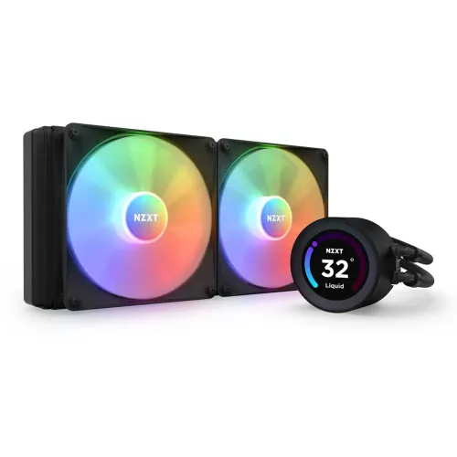 NZXT Kraken Elite AIO Liquid CPU Cooler — 240mm RGB, With LCD Display