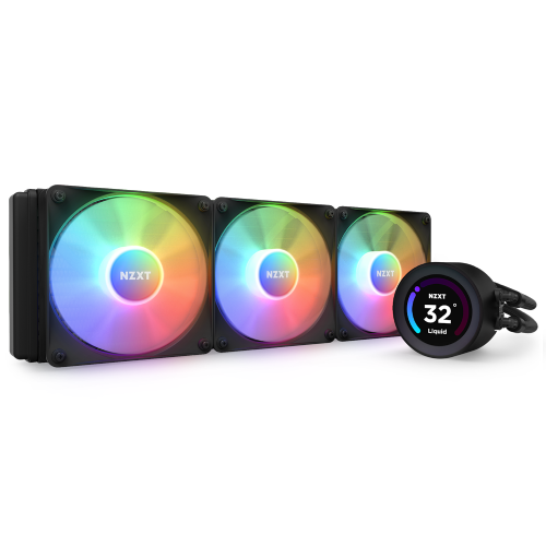 NZXT Kraken Elite 360 AIO Liquid CPU Cooler — RGB, 360mm, With LCD Display