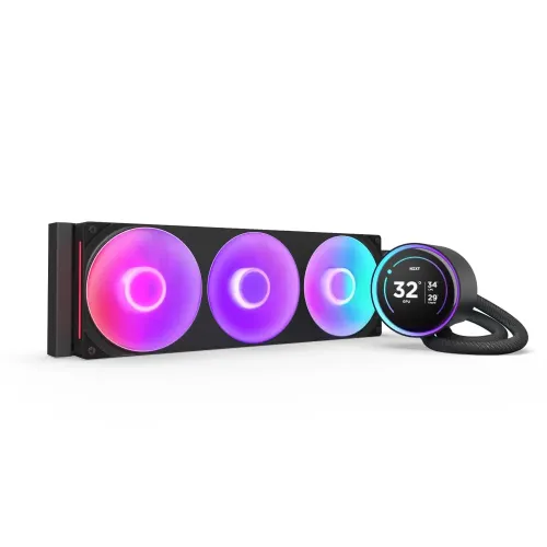 NZXT Kraken Elite 360 RGB V2 AIO Liquid CPU Cooler — 360mm, with LCD Display
