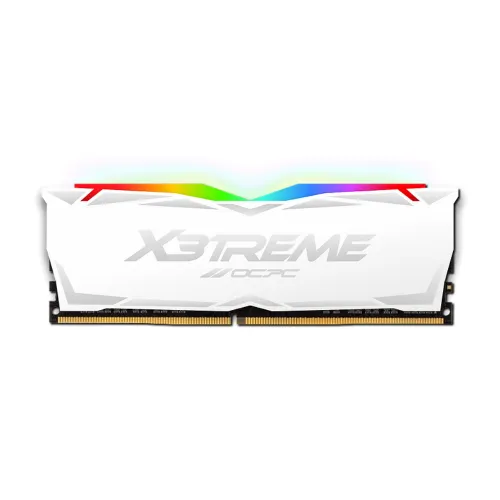 OCPC X3 RGB Desktop RAM — DDR4 3200MHz 16GB, White