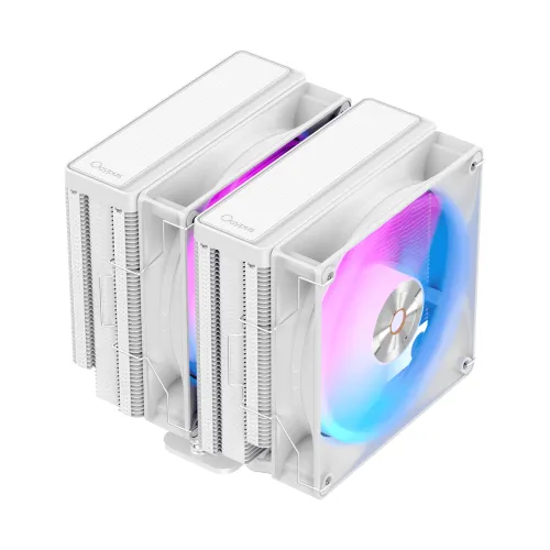 Ocypus Delta A62 WH Dual Tower Air CPU Cooler — ARGB