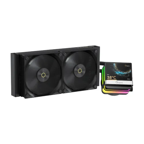 Ocypus Sigma L24 PRO BK AIO Liquid CPU Cooler — 240mm, With Display
